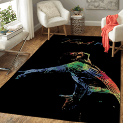 Michael Jackson King Of Pop Music Art For Fans Area Rug Area Rug Living Room Carpet Rug Regtangle Carpet Floor Decor Home Decor