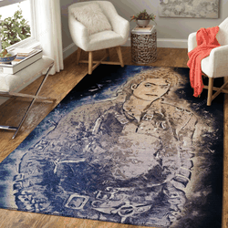 Michael Jackson On Flash Music Art For Fans Area Rug Living Room Carpet Rug Regtangle Carpet Floor Decor Home Decor