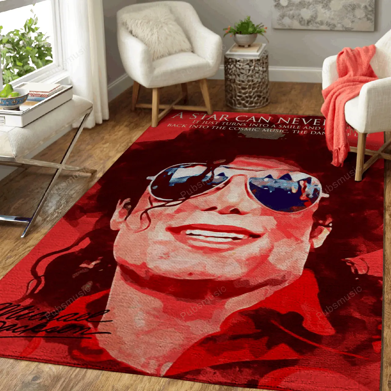 Michael Jackson Quote Music Parade Art For Fans Area Rug Living Room Carpet Rug Regtangle Carpet Floor Decor Home Decor