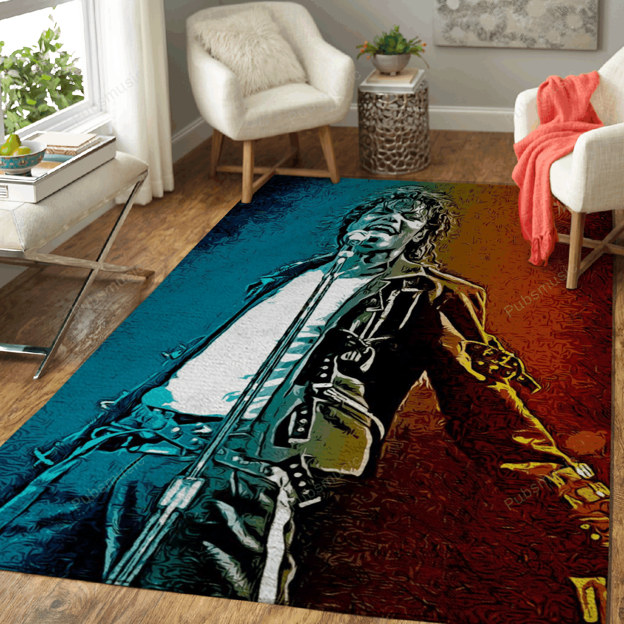 Michael Jackson Vector Music Art For Fans Area Rug Living Room Carpet Rug Regtangle Carpet Floor Decor Home Decor