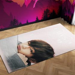 BTS V Kpop Idol Floor Mat Carpet Decor Home Rug