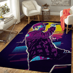 Michael Kenji Shinoda Artwork Music Synthwave 80S Art For Fans Area Rug Living Room Carpet Rug Regtangle Carpet Floor Decor Home Decor