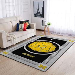 Michigan Wolverines Ncaa Living Room Carpet Home Rug Regtangle Carpet
