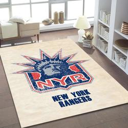 NHL New York Rangers Rug Living Room Rug Home Decor Room Carpet Sport