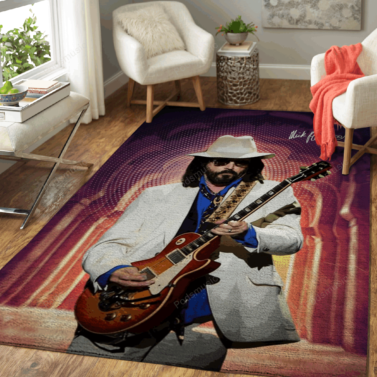 Mick Fleetwood Music Art For Fans Area Rug Living Room Carpet Rug Regtangle Carpet Floor Decor Home Decor