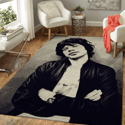 Mick Jagger 20 Music Artist Art For Fans Area Rug Living Room Carpet Rug Regtangle Carpet Floor Decor Home Decor