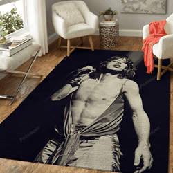 Mick Jagger 7 Music Artist Art For Fans Area Rug Living Room Carpet Rug Regtangle Carpet Floor Decor Home Decor