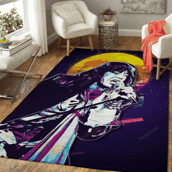 Mick Jagger 80S Retro Music Art For Fans Area Rug Living Room Carpet Rug Regtangle Carpet Floor Decor Home Decor