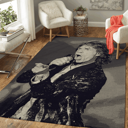 Mick Jagger 9 Music Artist Art For Fans Area Rug Living Room Carpet Rug Regtangle Carpet Floor Decor Home Decor
