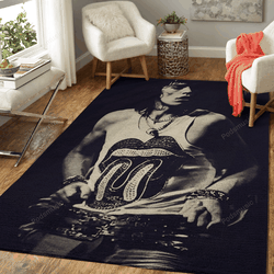 Mick Jagger Look Music Artist Art For Fans Area Rug Living Room Carpet Rug Regtangle Carpet Floor Decor Home Decor