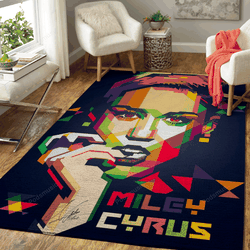 Miley Cyrus Country Music Art For Fans Area Rug Living Room Carpet Rug Regtangle Carpet Floor Decor Home Decor