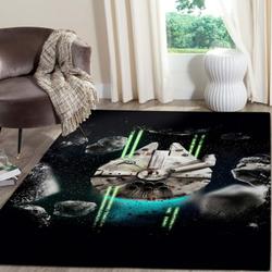 Millennium Falcon Star Wars Movies Area Rugs Living Room Carpet Fn271227