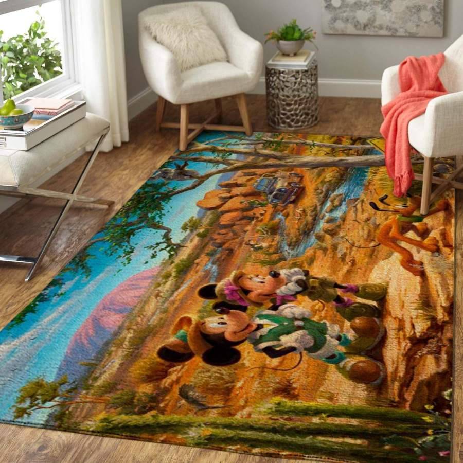 Mickey And Minnie Disney Factory Area Rug Living Room Rug Home Decor 2003273