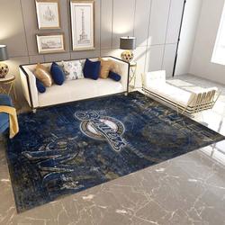 Milwaukee Brewers Area Rug Mlb Team Logo Carpet Living Room Rugs Decor 6