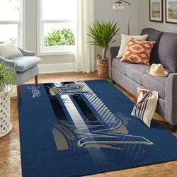 Milwaukee Brewers Area Rug Mlb Team Logo Carpet Living Room Rugs Decor V8379