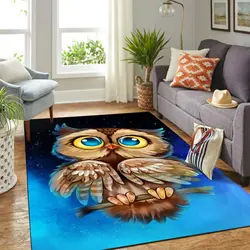 Owl Bird Art Animal Area Rug Living Room Rug Home Decor Rcdd81F31540