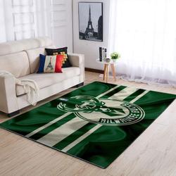 Milwaukee Bucks Area Rug Nba Carpet Living Room Rugs Rug Regtangle Carpet V4603