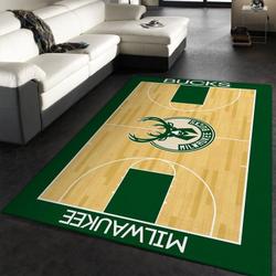 Milwaukee Bucks Nba 1 Area Rug Living Room Bedroom Rug Rug Regtangle Carpet