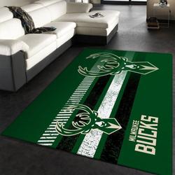 Milwaukee Bucks Nba 2 Area Rug Living Room Bedroom Rug Rug Regtangle Carpet