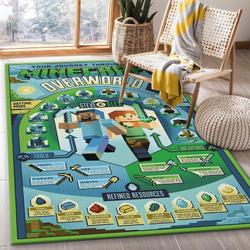 Minecaft Gaming 1 Area Rug Living Room And Bed Room Rug Rug Regtangle Carpet Floor Decor Home Decor
