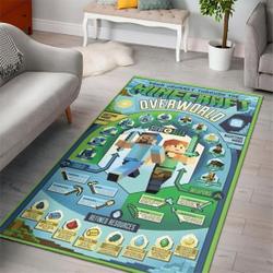 Minecaft Gaming Collection Area Rugs Living Room Carpet Rug Regtangle Carpet Floor Decor Home Decor