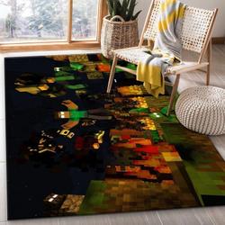 Minecraft 13 Area Rug Living Room And Bed Room Rug Rug Regtangle Carpet Floor Decor Home Decor