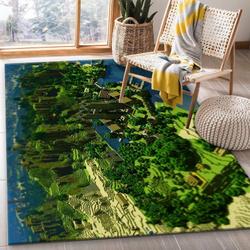 Minecraft 18 Area Rug Living Room And Bed Room Rug Rug Regtangle Carpet Floor Decor Home Decor