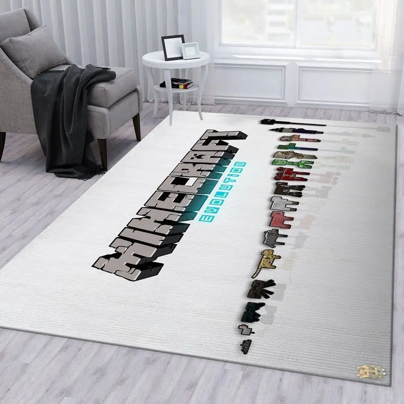 Minecraft 29 Area Rug Living Room And Bed Room Rug Rug Regtangle Carpet Floor Decor Home Decor