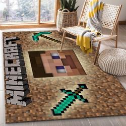 Minecraft 7 Area Rug Living Room And Bed Room Rug Rug Regtangle Carpet Floor Decor Home Decor