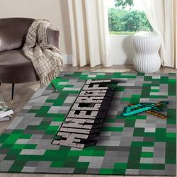 Minecraft Area Rug Living Room Rug Home Decor Video Game Gfd 19120618