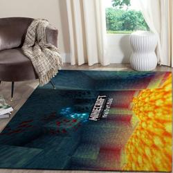 Minecraft Area Rug Living Room Rug Home Decor Video Game Gfd 1912067