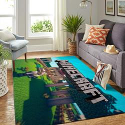 Minecraft Area Rug Living Room Rug Home Decor Video Game Gfd 19120715