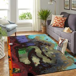 Minecraft Area Rug Living Room Rug Home Decor Video Game Gfd 19120717