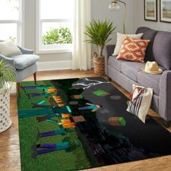 Minecraft Area Rug Video Game Carpet Gamer Living Room Rugs Rug Regtangle Carpet Floor Decor Home Decor V193