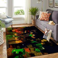 Minecraft Area Rug Video Game Carpet Gamer Living Room Rugs Rug Regtangle Carpet Floor Decor Home Decor V195