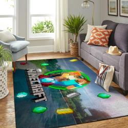 Minecraft Area Rug Video Game Carpet Gamer Living Room Rugs Rug Regtangle Carpet Floor Decor Home Decor V196