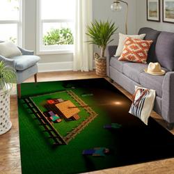 Minecraft Area Rug Video Game Carpet Gamer Living Room Rugs Rug Regtangle Carpet Floor Decor Home Decor V204