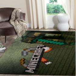 Minecraft Area Rug Video Game Carpet Gamer Living Room Rugs Rug Regtangle Carpet Floor Decor Home Decor V205