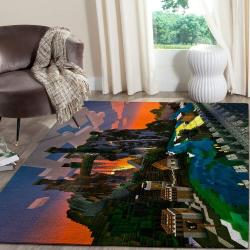 Minecraft Area Rug Video Game Carpet Gamer Living Room Rugs Rug Regtangle Carpet Floor Decor Home Decor V213