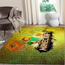 Minecraft Area Rug Video Game Carpet Gamer Living Room Rugs Rug Regtangle Carpet Floor Decor Home Decor V236