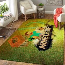 Minecraft Area Rug Video Game Carpet Gamer Living Room Rugs Rug Regtangle Carpet Floor Decor Home Decor V257