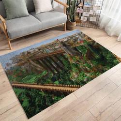 Minecraft Area Rug Video Game Carpet Gamer Living Room Rugs Rug Regtangle Carpet Floor Decor Home Decor V259