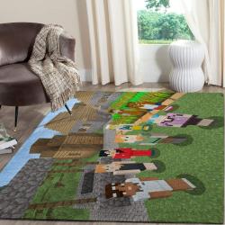 Minecraft Area Rug Video Game Carpet Gamer Living Room Rugs Rug Regtangle Carpet Floor Decor Home Decor V261