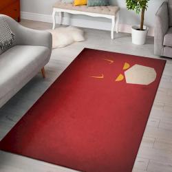 Minimalistic Superheroes Daredevil Marvel Comics Rug Living Room Rug Home Decor