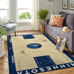 Minnesota Timberwolves Court Area Rug Nba Carpet Living Room Regtangle Carpet