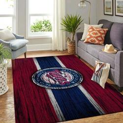 Minnesota Twins Wooden Style Area Rug Mlb Baseball Team Logo Home Decor Rug 3