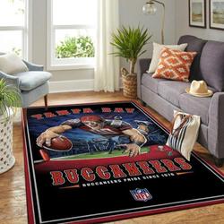 NFL Tampa Bay Buccaneers Football Team Logo Carpet Rug Living Room 1910075