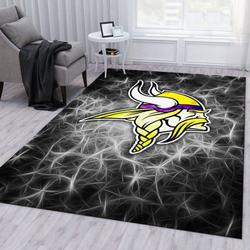 Minnesota Vikings Football Nfl 10 Living Room Bed Room Rug Regtangle Carpet