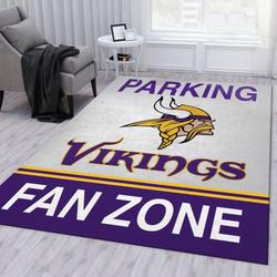 Minnesota Vikings Football Nfl 24 Living Room Bed Room Rug Regtangle Carpet
