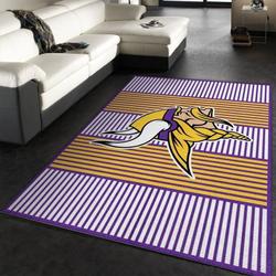 Minnesota Vikings Football Nfl 8 Living Room Bed Room Rug Rug Regtangle Carpet